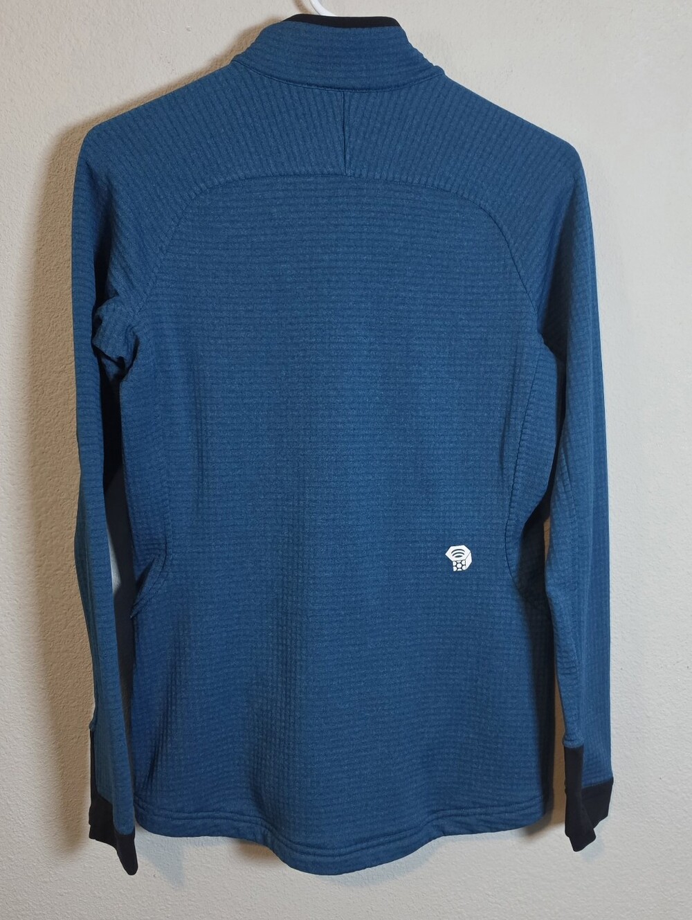 Mountain Hardwear Polartec Power Grid Half Zip Jacket Women's S Blue Gorpcore - Picture 5 of 11